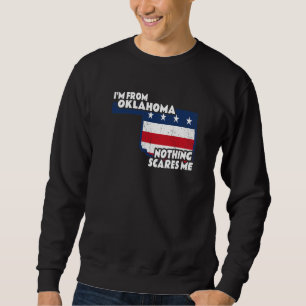 Moletom Estou angustiado, sou de Oklahoma Home State, não 