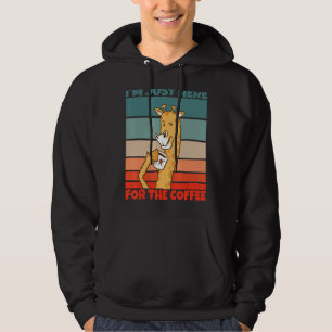 Moletom Estou aqui pela Girafa do Café
