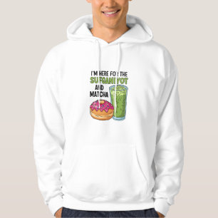 Moletom Estou aqui por Sufganiyot e Matcha Hanukkah judeu