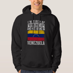 Moletom Estou cansado de acordar e não estar na Venezuela