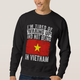 Moletom Estou cansado de acordar e não estar no Vietnã