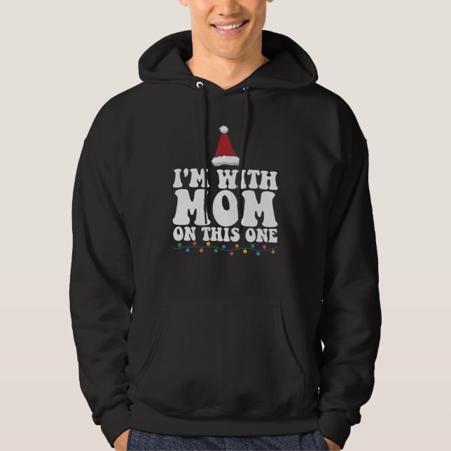 Moletom Estou Com a Mãe Nesta Uma Correspondência Familiar (Frente)