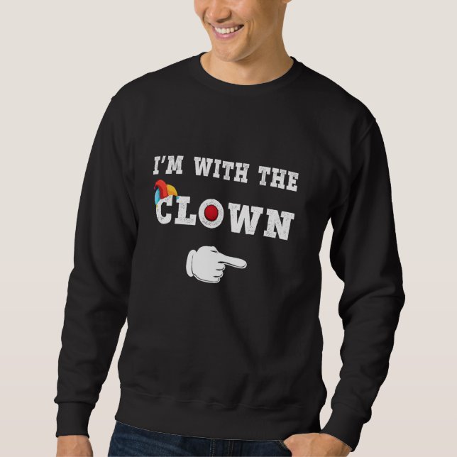 Moletom Estou Com Os Fatos De Halloween (Frente)