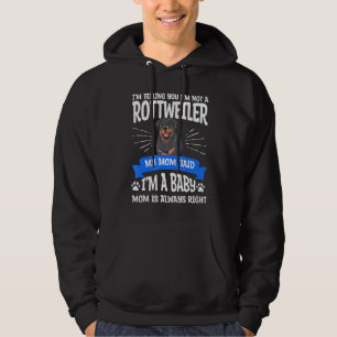 Moletom Estou dizendo que não sou um Rottweiler que minha