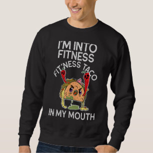 Moletom Estou na Malhação Taco na minha boca Tacos Gym