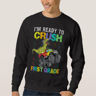 Moletom Estou Pronta Para Esmagar O Caminhão Monstro Dinos