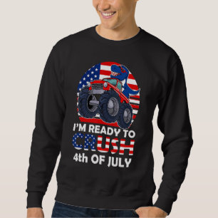 Moletom Estou Pronta Para Esmagar O Dia 4 De Julho.
