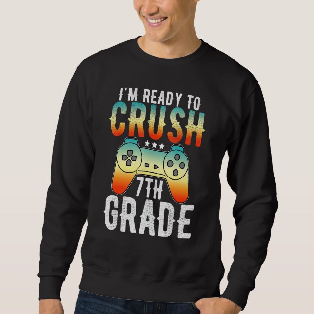Moletom Estou Pronta Para Esmagar O Jogo De Vídeo Do Grau  (Frente)