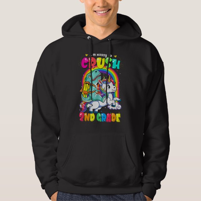 Moletom Estou pronto para esmagar segundo Grau Corno de Un (Frente)
