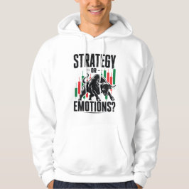 Moletom Estratégia ou Emoções Design de Mentalidade de Neg