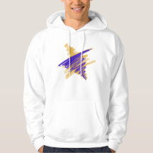 Estrela de Água de David Mens Hoodie