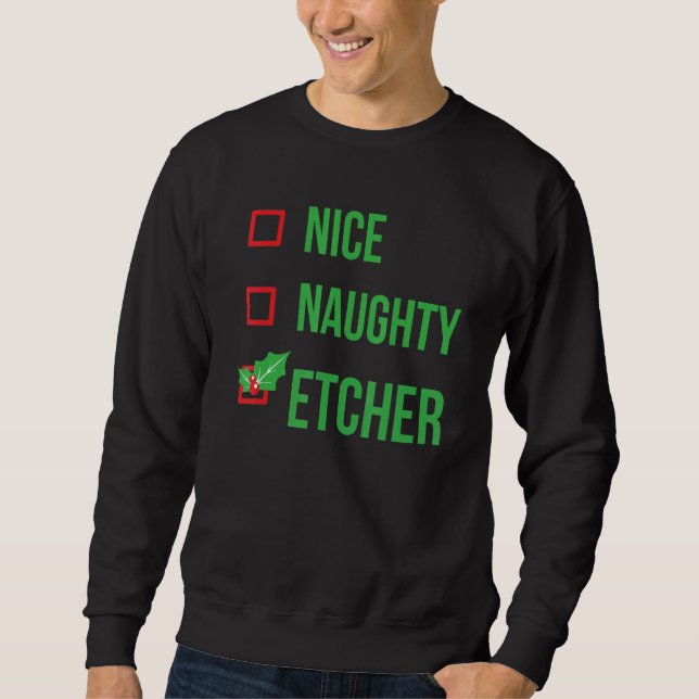Moletom Etcher Funny Pajama Christmas (Frente)