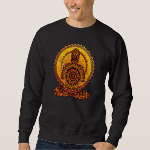 Moletom Ethno Mandala Buddha Tem Uma Dentro De Olhar Para