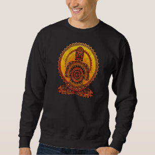 Moletom Ethno Mandala Buddha Tem Uma Dentro De Olhar Para