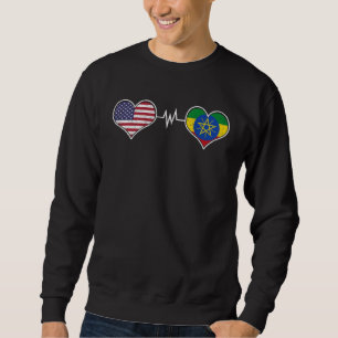 Moletom Etiópia Etíopes África Bandeira Orgulhoso DNA Amer