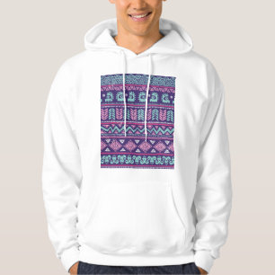 Moletom Étnica Tribal: Padrão Colorido Sem Costura.