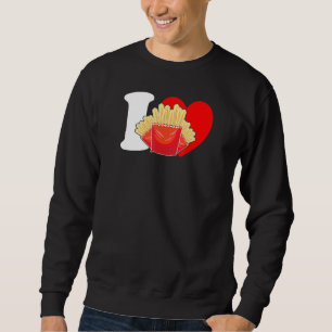 Moletom Eu Adoro Batatas Fritas Eu Amo Batatas Fritas Bata