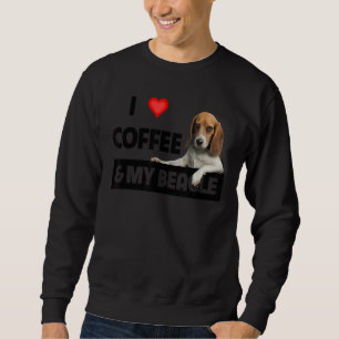 Moletom Eu Adoro Café E Meu Cachorro-Beagle Mãe Pai Pet Pa