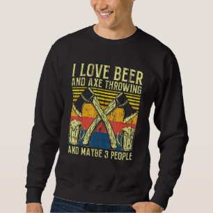 Moletom Eu Adoro Cerveja E Ax Jogando E Talvez 3 Pessoas