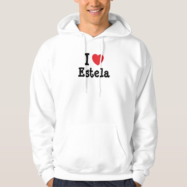 Moletom Eu adoro Estela Heart Shirt (Frente)