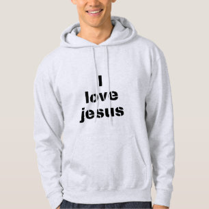 Moletom eu adoro jesus legal t-shirt