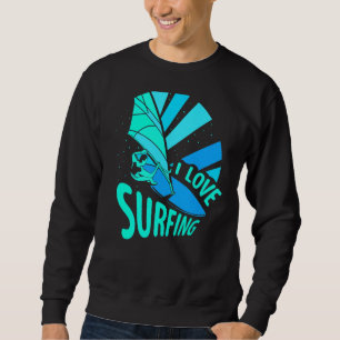 Moletom Eu adoro o surfboard Surfboard Surfboard Surf