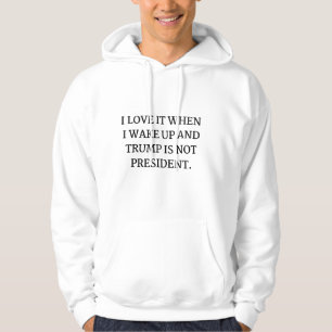 MOLETOM EU ADORO QUANDO EU ACORDAR PARA CIMA E A TRUMP NÃO