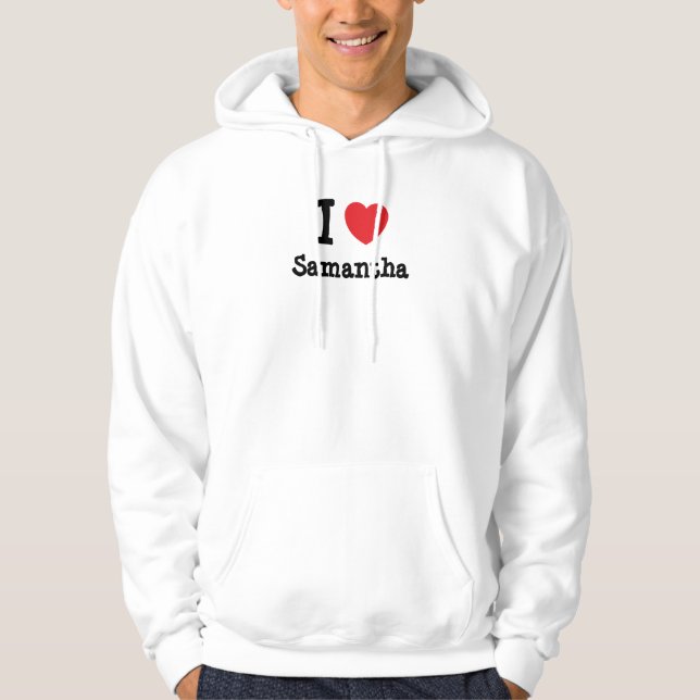 Moletom Eu adoro Samantha Heart-Shirt (Frente)