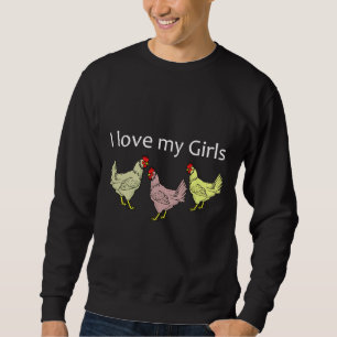 Moletom Eu Amo A Fazenda De Frango Das Minhas Meninas
