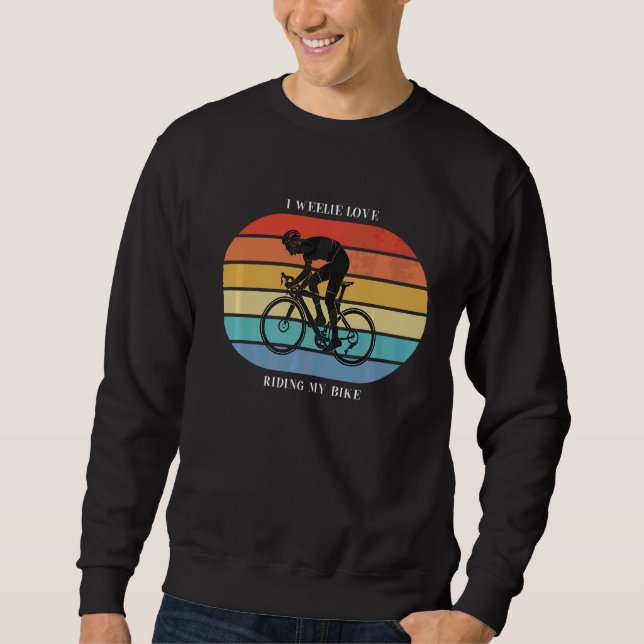Moletom Eu Amo Andar De Bicicleta De Bicicleta (Frente)