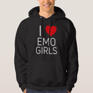Moletom Eu Amo As Meninas Emo Eu Corto As Meninas Emo 1