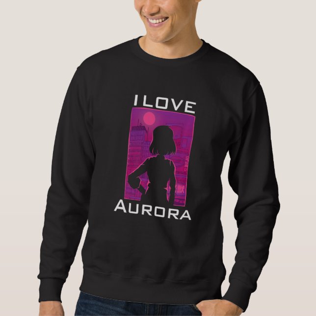 Moletom Eu amo Aurora (Frente)