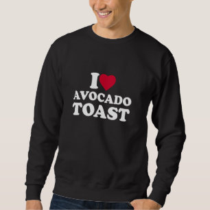 Moletom Eu Amo Avocado Toast I Heart Avocado Toast Lover