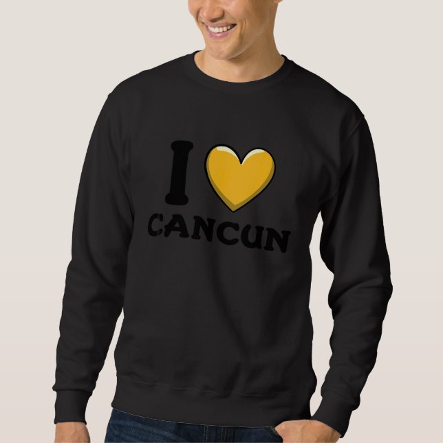 Moletom Eu Amo Cancun México 6 (Frente)