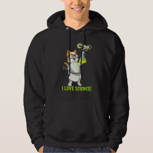 Moletom Eu Amo Ciência Química Gato Catita Pawsitive