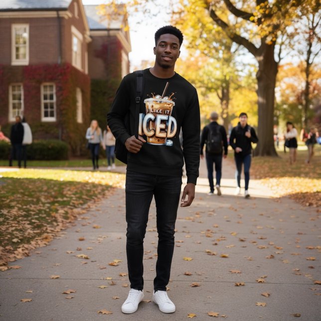 MOLETOM EU AMO COM GELO 3D (Criador carregado)