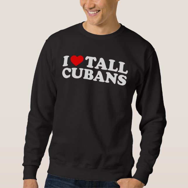 Moletom Eu Amo Cubanos Altos (Frente)