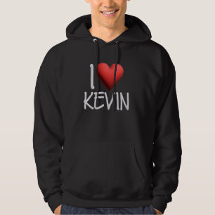 Moletom Eu Amo Kevin Name Personalizado Men Cara Amigo BFF