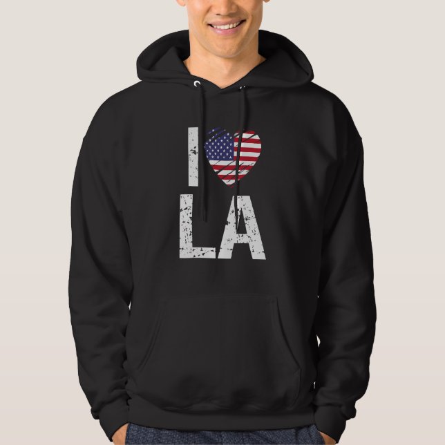 Moletom Eu Amo La Los Angeles (Frente)