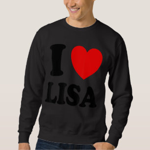 Moletom Eu Amo Lisa
