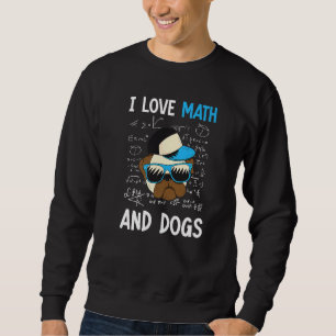 Moletom Eu Amo Matemática E Cães
