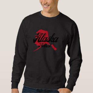 Moletom Eu Amo Meu Alasca Melhor Estado Alasca Cidade do A