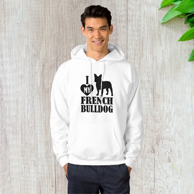 Moletom Eu Amo Meu Bulldog Francês (Criador carregado)