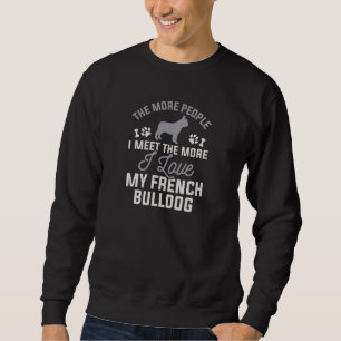 Moletom Eu Amo Meu Bulldog Francês