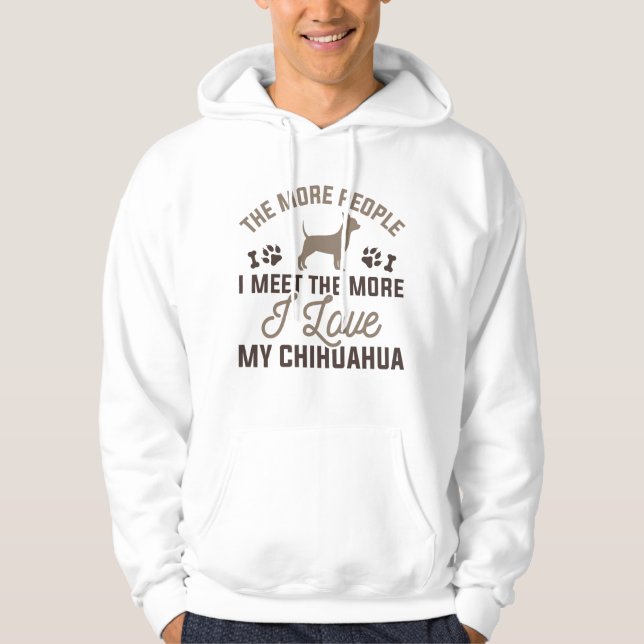 Moletom Eu Amo Meu Chihuahua (Frente)