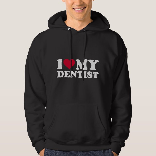 Moletom Eu amo meu dentista  (Frente)
