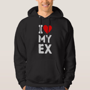 Moletom Eu Amo Meu Ex Eu Adoro Meu Parceiro Ex Ex Namorado