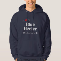 Eu amo meu Heeler azul (o cão fêmea)