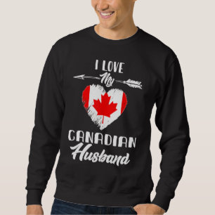 Moletom Eu amo meu marido canadense Canadá