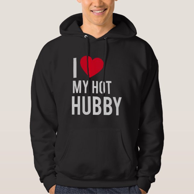 Moletom Eu amo meu marido quente (Frente)
